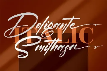 Deligante Smithasa Signature Font