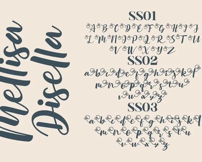 Mellisa Disella Script font