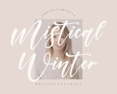 Mistical Winter Script Font