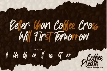 Coffee Please - Natural Handwritten  Script font