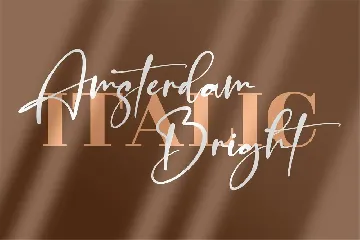 Amsterdam Bright Signature Font