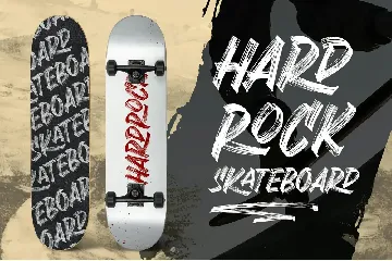 Grashrock - Freestyle brush font