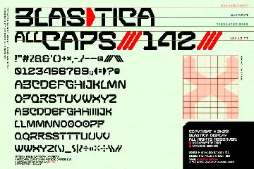 Blastica Display Font