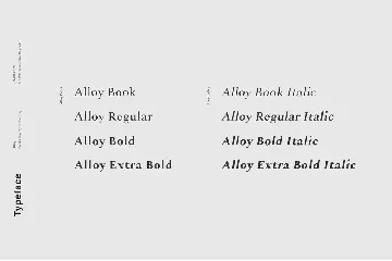 Alloy - A Sharp Serif Typeface font