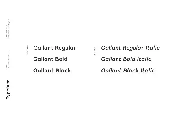 Gallant - A Geometric Typeface font