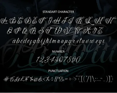 Historic - Tattoo Lettering font