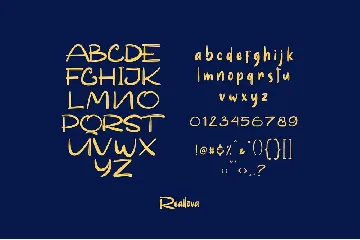 Reallova font