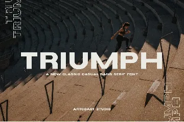 Triumph - Sans Serif Wide Font