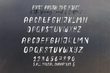 First Brush & SVG Font