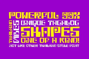 Phataya - Thailand Style Font