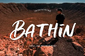 Bathin Monoline Modern Font