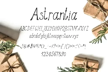 Astrantia Handmade Font