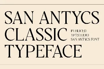 Modern Elegant Serif Font
