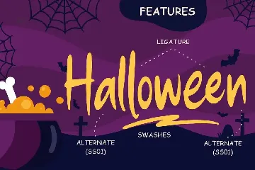 Ghostily Spooky Halloween Typeface font