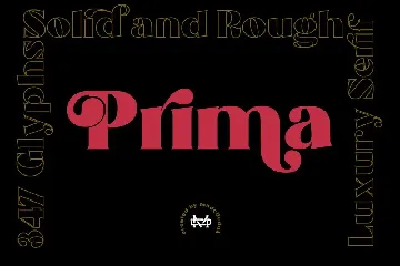 Prima - Luxury Typeface font