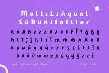 Arabic Font - Haidar