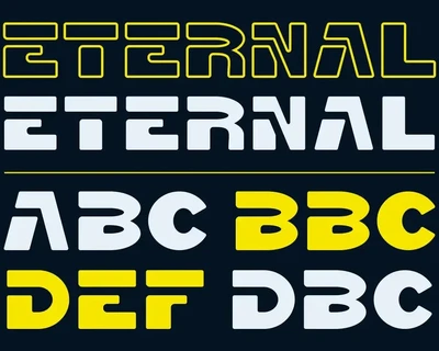 ZOYAM - A Modern Futuristic Font