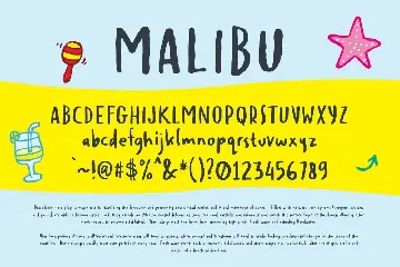 MALIBU - Carefree Handwriting Font