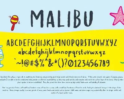 MALIBU - Carefree Handwriting Font