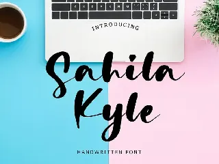 Sahila Kyle Handwritten Font