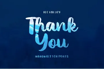 Ice Valley font
