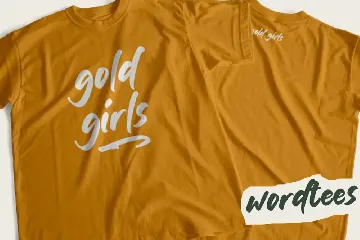 Gold Girls font