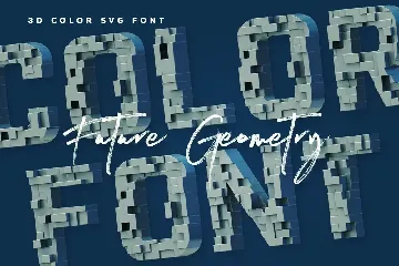 Future Geometry - Color SVG Font