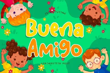 Buena Amigo Handwritten Font