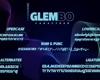 Glembo font