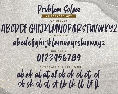 Problem Solver - Playful Display Font