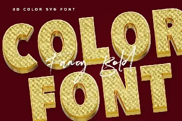 Fancy Bold - Color SVG Font