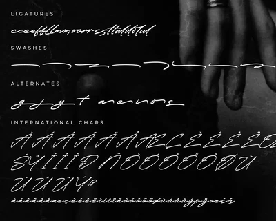 Lindstaye Signature Calligraphy Font