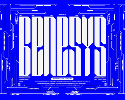 Zephyrus | Modern Condensed Cyber Font