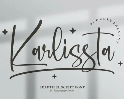 Karlissta Script Font