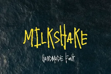 Milkshake - Crazy Handwritten Font