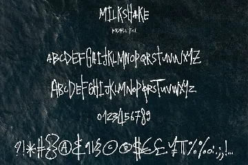 Milkshake - Crazy Handwritten Font