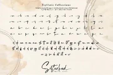 Sisterhood - Chic Brush Font