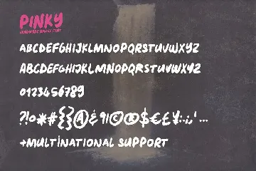 Pinky - Bold Handwritten Font