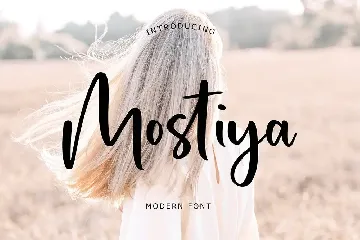 Mostiya Modern Font