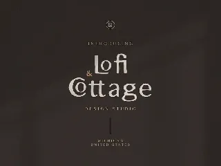 Lofi Cottage - Rustic Sans Serif font
