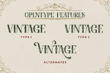 Vintage Binary - Display Typeface Font