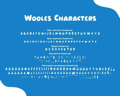 Wooles - Playful Comic Display Font