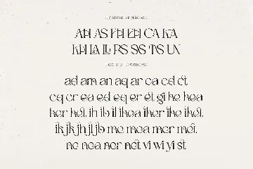 Biheastra Modern Serif font