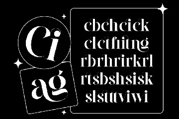 Cilager - Modern Serif Typeface font