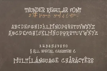 Thunder Handwritten Font