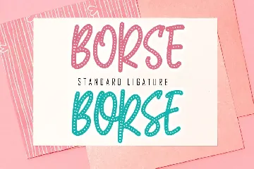 BORSE - Dot Display Font