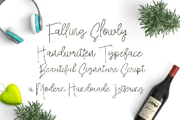 Falling Slowly font