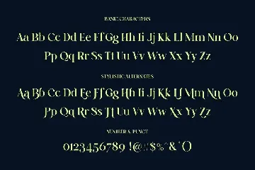 Rinoch | Serif Typeface font