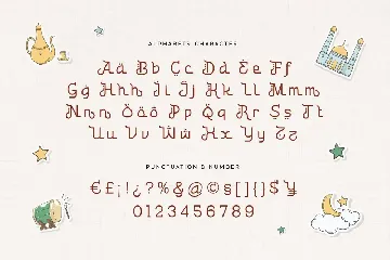 Arabic - Basoh font