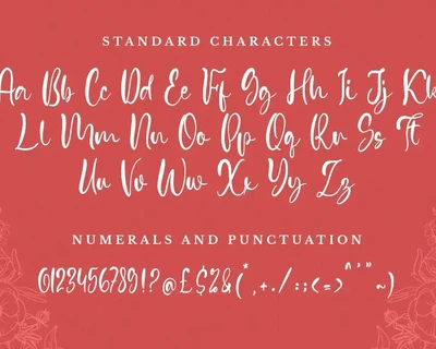Roselitta - Wedding Font
